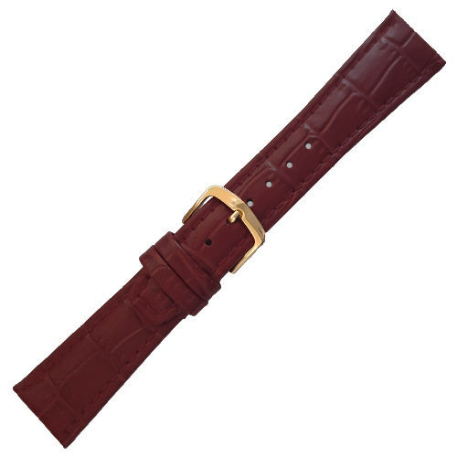 Hadley Roma Water Resistant Alligator Leather Watch Band LS135