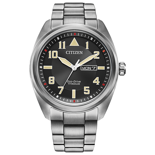 Citizen Garrison Super Titanium Black Dial Watch BM8560-53E