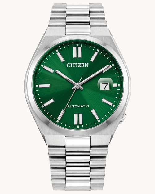 Citizen TSUYOSA Collection Green Dial Stainless Steel Bracelet NJ0150-56X