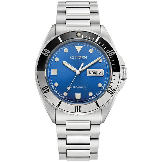 Citzen Sport Automatic Blue Dial Stainless Steel Automatic Sports Watch NH7530-52M